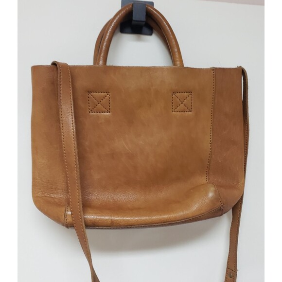 Artisan Made Genuine Leather Hobo Handbag Medium Brown Crossbody Purse PO Fair - Picture 2 of 12